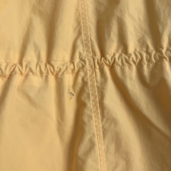 J.Crew Lightweight Yellow Zip and Button Up Hooded Utility Jacket Size Small - Picture 4 of 8